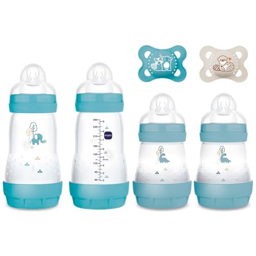 Mam Botella Anticólicos, 160 260 Ml, Juego De 2 Unidades, Incluye Tetina Tamaño 1 Desde El Nacimiento 0