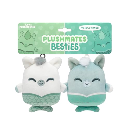 TeeTurtle Plushmates Besties Keychain Set - Myths and Cryptids -
