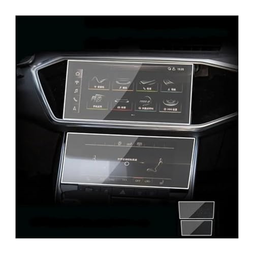 Verre trempé voiture anti-rayures pour GPS A6 A7 2019 protection écran