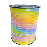 GIFTEXPRESS 500 Rainbow Pastel Pink Curling Ribbon/Balloon Ribbon/Balloon Strings/Gift Wrapping Ribbons/Holiday Gift Supplies…