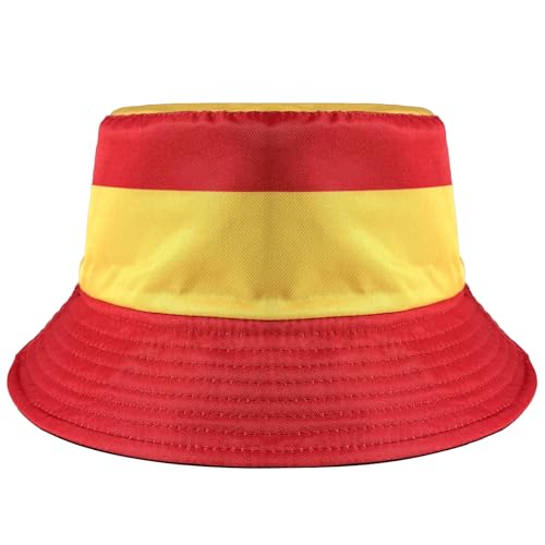 HOMAVEL Chapeau Bob Espagne 2026 - Casquette Pêcheur Espagne Coupe du Monde - Chapeau Coton Respirant pour Fan de Foot Homme Femme Outdoor UV