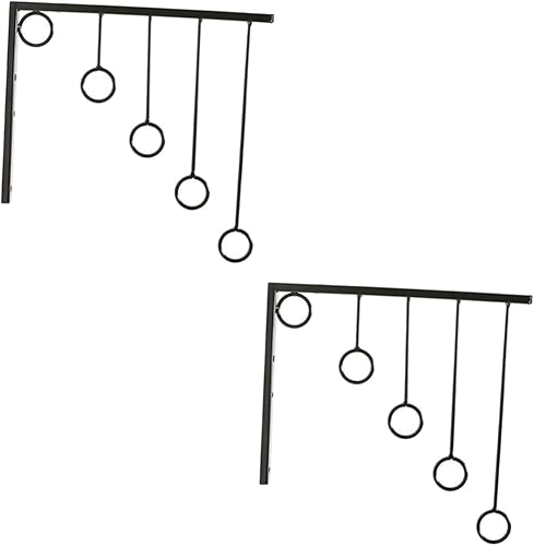 Angoily Percha de gancho 2 unids Perchero de pared Perchero colgante Perchero de ropa Perchero montado en la pared Perchero de pared Perchero de