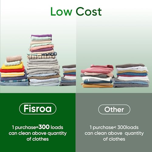 Image of Laundry Detergent Sheets 300 Loads Travel Washer Strips, Fresh Linen