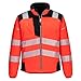 Produktbild PORTWEST Veste Softshell Haute-Visibilité PW3 Rouge/Noir 2XL - Vêtements haute visibilité