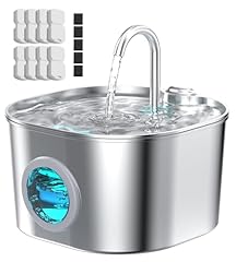 74oz/2.2L Cat Fountain + 8 Filters + 5 Sponges