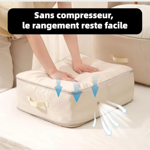 Sacs de rangement sous vide qualitatifs pour gain de place maximal