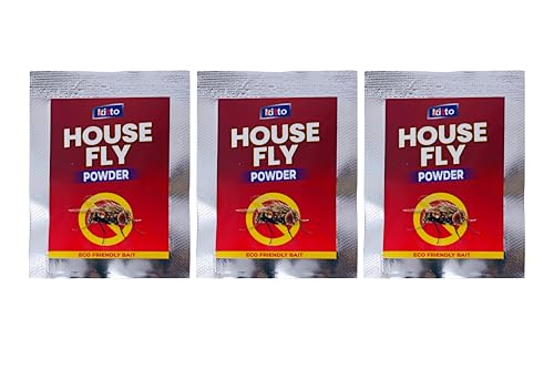 Image of KITTO Herbal Housefly Attractant Bait Pack-3 |Effective for Housefly Powerful 100% Organic No Chemical Natural & Safe housefly Bait Use for Home Office Kitchen|Long Lasting Protection Instant Action