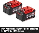 Original Einhell 5.2 Ah battery and charging device Power X-Change Starter Kit (Li-ion, 18 V, 100 minutes charging time, suitable for all Power X-Change devices) - Image 11
