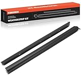 A-Premium Left & Right Car Window Weather Stripping Molding Trim Belt Compatible with Ford Ranger 1999-2011 2-Door Pickup, Reference 6L5Z1021453AA, 6L5Z1021452AA