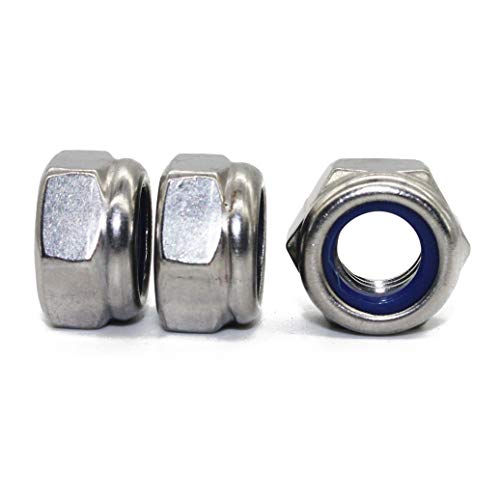 Fullerkreg 3/8-16 Edelstahl Nylon Kontermutter 20 Stück