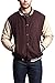 G-Style USA Letterman Varsity Jacket VJ100A - BROWN/KHAKI - X-Large - KK1E