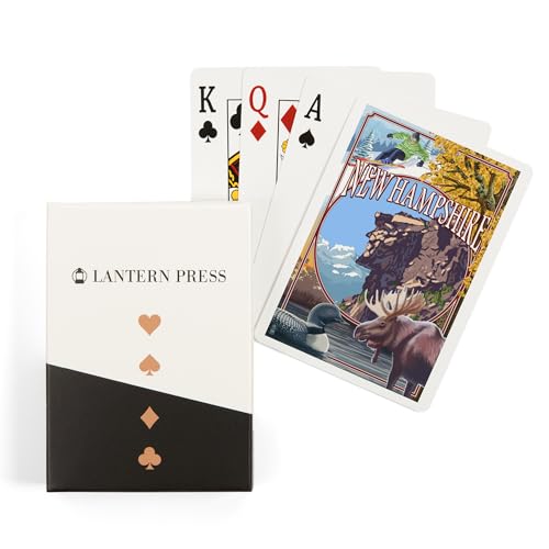 Baraja de póker Lantern Press, 52 cartas tamaño póker
