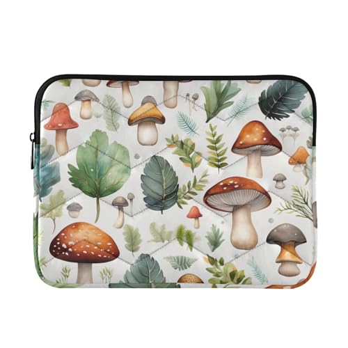 Funda para laptop 13-14 pulgadas con estampado colorido de hojas miniatura 1