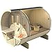 Produktbild SERENDIPITY BAZAR Sauna Barril 250 Finnische Sauna, Querform, Fasssauna für den Außenbereich