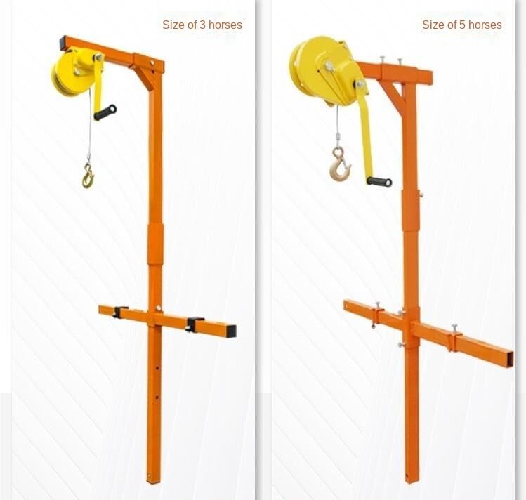 Outil installation climatisation pour lever sans effort avec treuil manuel - 7