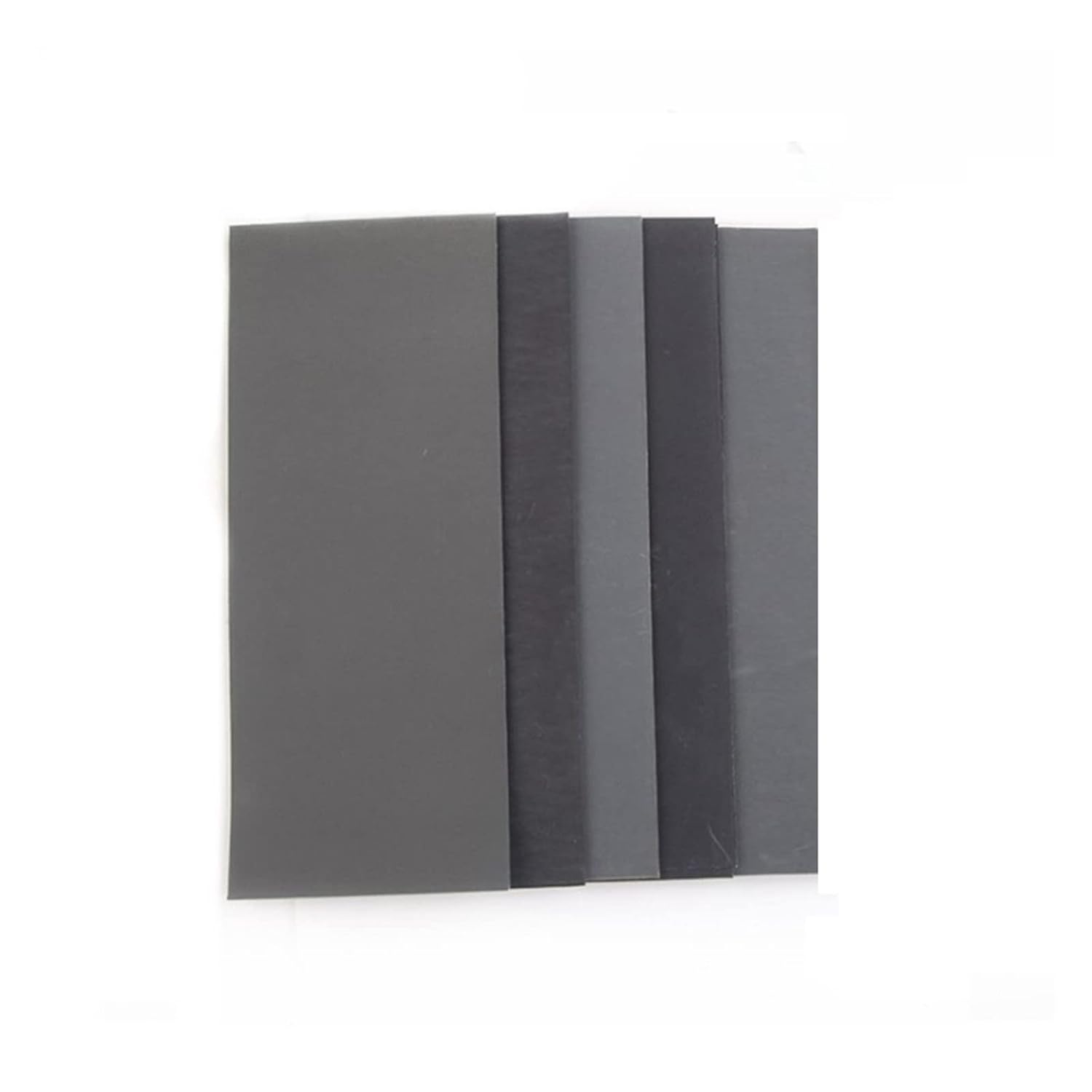 5pcs Wet and Dry Sandpaper 230x93mm - 2000 to 7000 Grit Abrasive Paper for Wood, Metal Finishing, and Car Repair