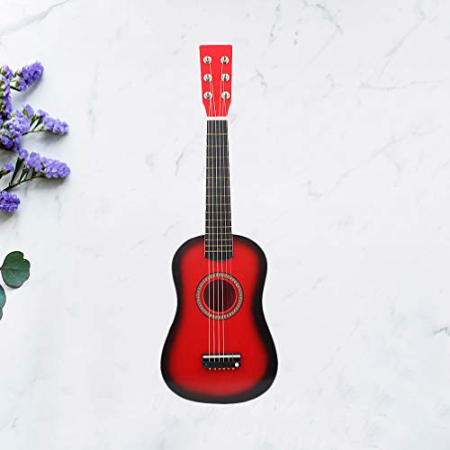 Magiclulu Kids Toys Children Toys Acoustic Guitar 23 Inch Small Guitar 6 Strings For Beginner Kid Girls Boys Musical Instruments Christmas Birthday Holiday Gifts(Red) Kids Toys Kids Guitar #TOP6