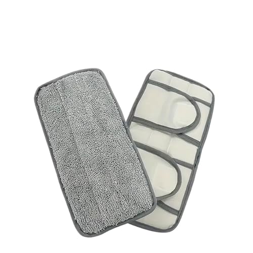 12�C���`��Swiffer Sweeper�N���[�i�[�p�ė��p�\�ȃ}�C�N���t�@�C�o�[���b�v�p�b�h2�Z�b�g�􂦂�t�@�C�o�[�N���X�ƒ�p���b�v�p�[�c(Grey)