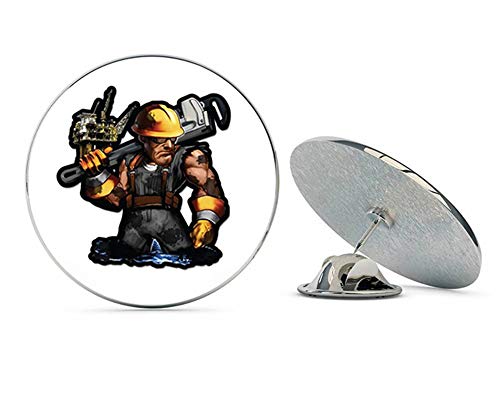 Oilfield Worker Roughneck Oil Metal 0.75