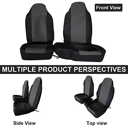 SAPUBK Custom-Fit Front Seat Covers Without Console Replace for 1998-2003 Ford Ranger Pickup 60/40 High Back Seats