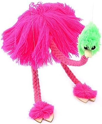 ANIPP Ostrich Marionette String Puppet Parent-Child Interactive Toys for Birthday Random Color 3PCS, Multicolor, One Size