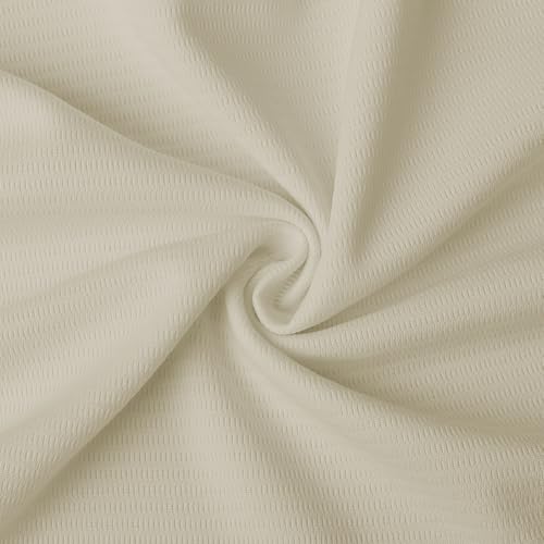 Phoneutrix Blank Plain Hip Hop Hipster Baseball Jersey Button Down Shirts Sports Uniforms Men Women Jersey (Beige, Medium)