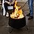 TIKI Brand Smokeless 20 Inch Social Fire Pit, Wood Burning Outdoor Fire Pit - Includes Cloth Cover and Stand, Modern and Portable Design with Removable Base for Ash Clean-Up, Black