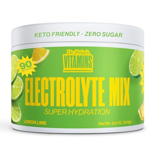 Dr. Price’s Electrolytes Powder Bulk | Lemon Lime 90 Servings