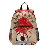 CAPACIDAD DE LA DOS: la mochila para ni?os peque?os tiene 1 bolsa principal, 1 bolsa delantera, 1 compartimiento con cremallera, 2 bolsas de la tetera.you puede llevar su ordenador portátil y así sucesivamente.