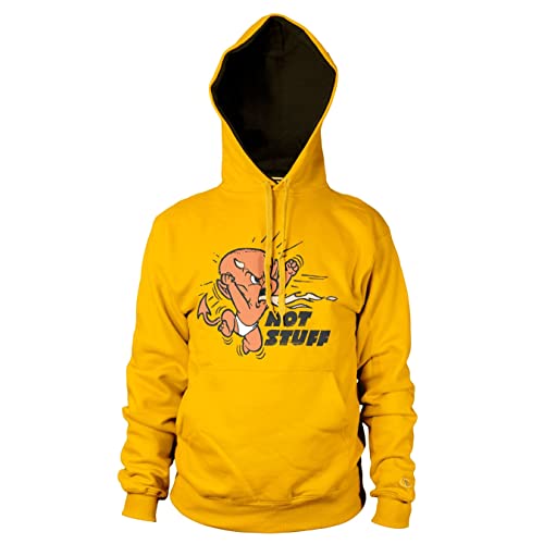 Sweat à capuche retro Hot Stuff doré couleur éclatante et licence officielle L