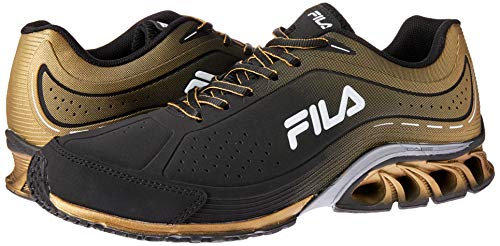 Tênis Cage Python, Fila, Masculino, Preto/Dourado, 41