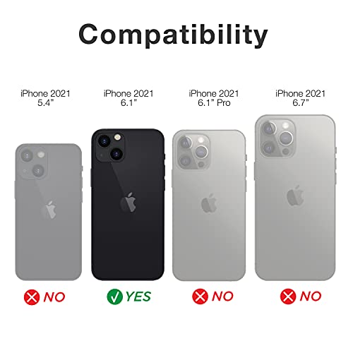 Coque premium Raptic Terrain iPhone 13 biodégradable bleu d'azur - 2