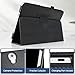 Slim Leather Case for Samsung Galaxy Tab 3 7.0 Inch 2013 (SM-T210 T215 P3200), Multi-Angle Stand Full-Protective Tablet Cover Book Case with Stylus Pen,Screen Film (Black)