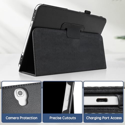 Slim Leather Case for Samsung Galaxy Tab E 8.0 Inch 2016 (SM-T375 T377 T378), Multi-Angle Stand Full-Protective Tablet Cover Book Case with Stylus Pen,Screen Film (Black) by MEIYOUQI - Used condition - Image 5