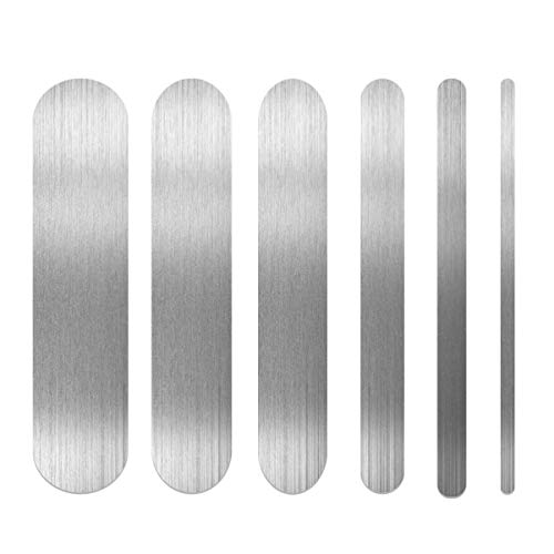 VOSAREA 6pcs Net Shuttle Board Set Stainless Steel Fish Net Repair Tool Easy to Carry