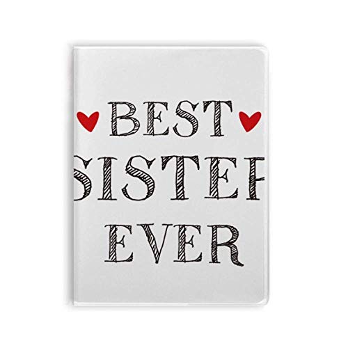 Carnet Best sister ever couverture souple, l'idée cadeau parfaite pour l'anniversaire d'une sœur