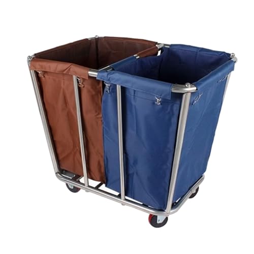 Chariot à linge commercial roulant pour simplifier la blanchisserie