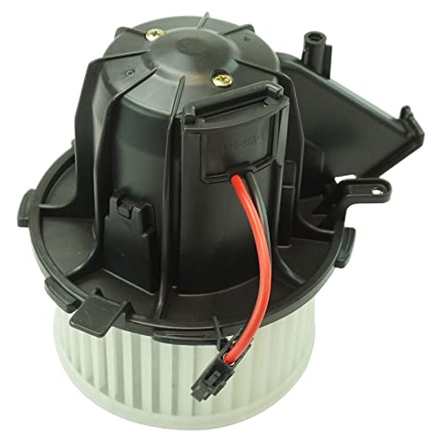 Image of TRQ HVAC Blower Heater Motor Assembly w /Wheel for Audi A4 A5 Q5 S4 S5