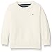 Tommy Hilfiger Baby Boys' Long Sleeve Alan Crew Neck Sweater, Essex Ivory, 24 Months