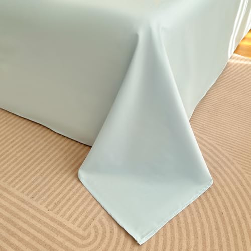 Drap plat de qualité hôtelière 245x270cm uni en coton haut de gamme - 8
