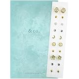 【めざましテレビで紹介されました】 &co. 耳つぼジュエリー 耳ツボジュエリー 純チタン ハロウィン ボディピアス (イエベコレクション, Aタイプ20粒)