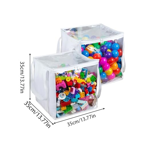 Sacs de rangement transparents imperméables et hermétiques avec zip - 2