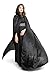 Little Adventures Full Length Deluxe Velvet Cloak/Cape with Lined Hood for Adults - Black