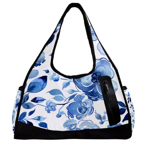 Borsone da palestra borsone da da viaggio per aereo fiore pastorabile rosa floreale vintage primavera Motivo 6572 47x16.5x27cm18.5x6.5x10.6in