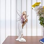 Comfy Hour Fairyland Collection 13" Spirit Forest Fairy Wearing A Flower Collectible Figurine, Pink, Polyresin - Image 3