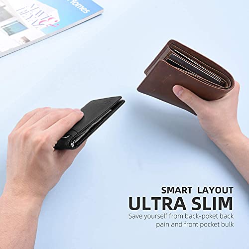 Zitahli Slim Wallets for Men RFID Money Clip Wallet Men's Front Pocket Minimalist Wallet - Thumbnail 5