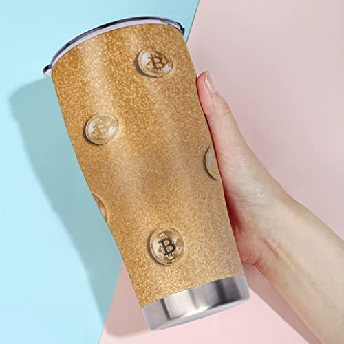 Wmeyiseyiy Moneda de acero inoxidable con purpurina de 900 ml, taza térmica de viaje, botella de café con tapa… - Imagen 6