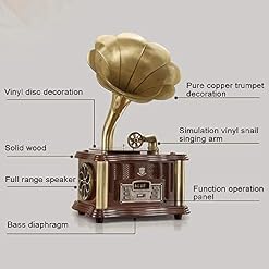 Tourne-Disque, Hi-FI&Home Tourne-Disque Vinyle Antique Tourne-Disque phonographe Bluetooth, Version Portable Gramopho… - Les Beatles, Paul McCartney, John Lennon, RIngo Starr, George Harrison Tourne-Disque, Hi-FI&Home Tourne-Disque Vinyle Antique Tourne-Disque phonographe Bluetooth, Version Portable Gramopho… – Image 2