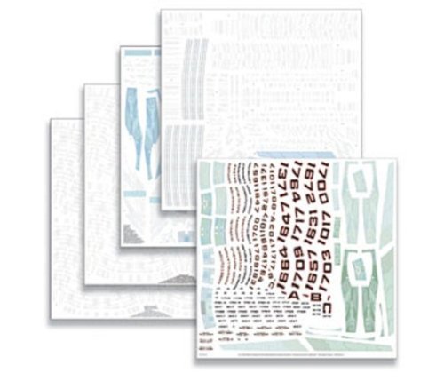 AMT MKA001 1/350 Enterprise Refit Aztec Decal Set