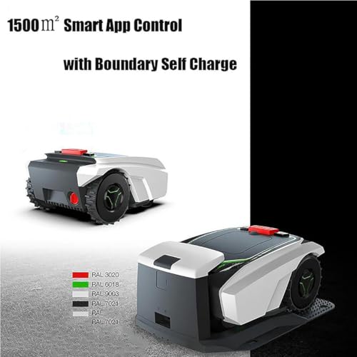 Tondeuse robot entièrement automatique avec station de chargement automatique – Idéal pour les pelouses jusqu'à 1500 m² - vue 3